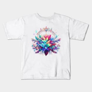 Another Flower World #4, Rainbow Cryst Kids T-Shirt